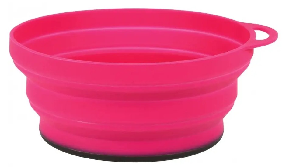 Фотографія Тарілка складана туристична Lifeventure Silicone Ellipse Bowl pink