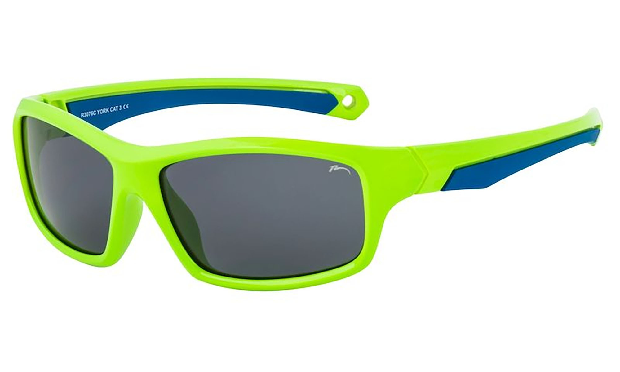 Очки детские Relax York зеленые глянцевые, линза smoke (PC ), кат. 3 