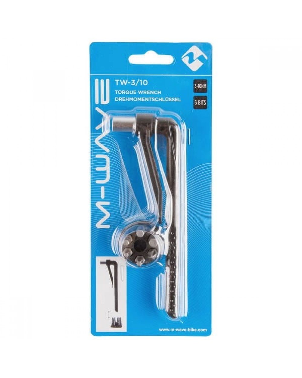Динамометрический ключ M-Wave TW-3/10 Nm, с шестигранниками. 2 Динамометрический ключ M-Wave TW-3/10 Nm, с шестигранниками. 2