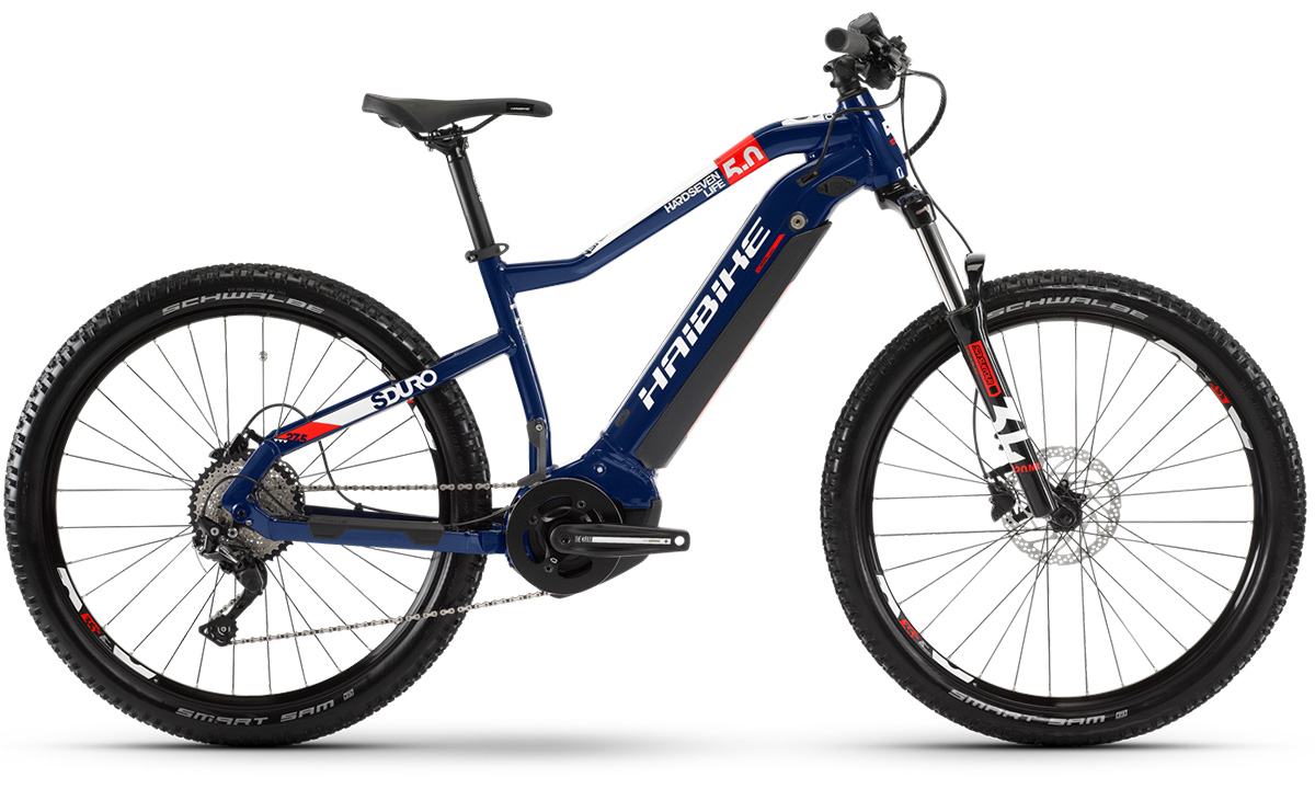 Фотография Электровелосипед Haibike SDURO HardSeven Life 5.0 27,5" (2020) 2020 blue 8