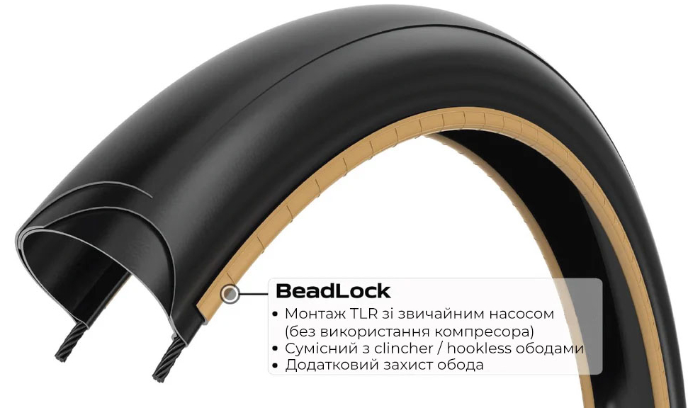 Покрышка Panaracer GRAVELKING Slick Plus (Gen2), 28" 700x35C (35-622), Folding TLR 120TPI, черно-коричневая 5