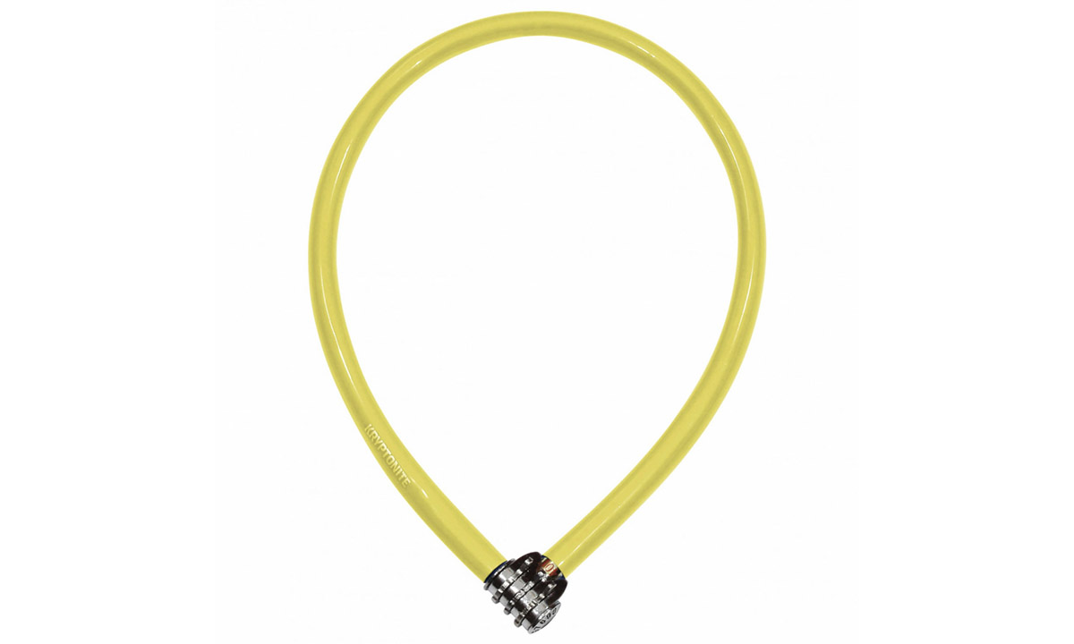 Фотографія Велозамок кабель KRYPTONITE KEEPER 665 6x65 жовтий кодовий