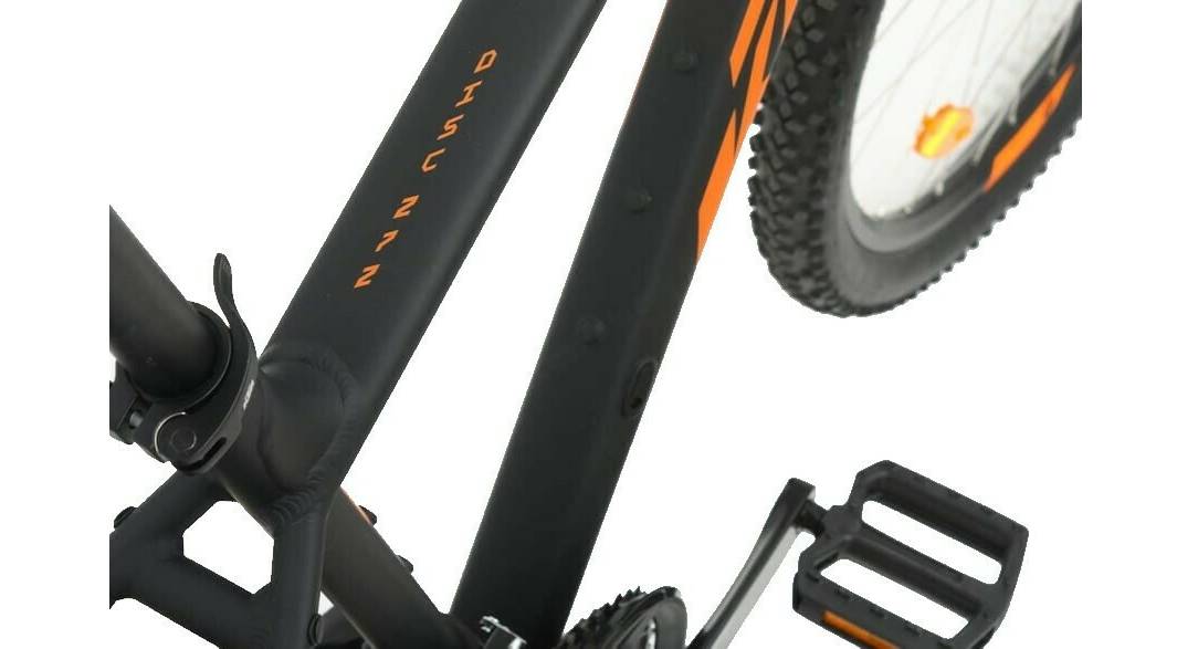 Велосипед KTM CHICAGO 272 27.5", размер L рама 48см (2022) Черно-оранжевый 8