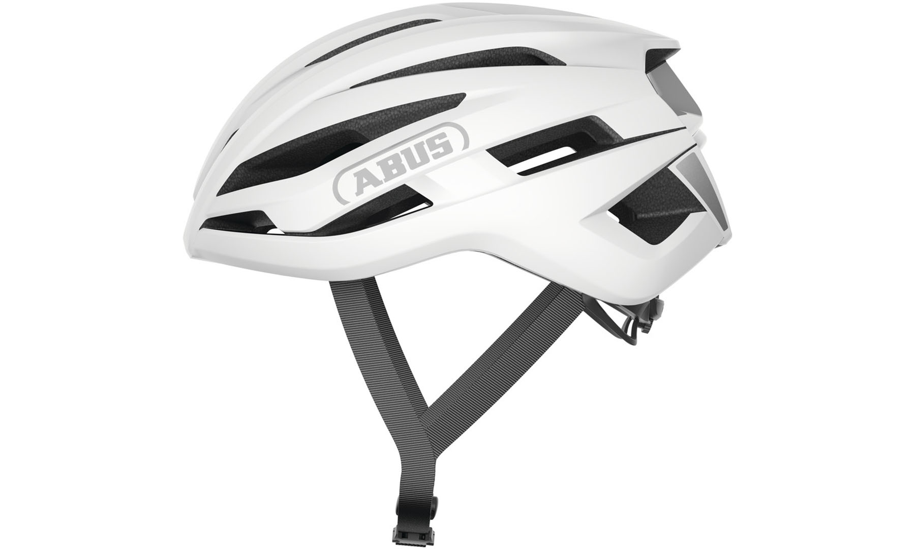 Велошлем спортивный ABUS STORMCHASER ACE polar white, размер M (54-58 см), белый 