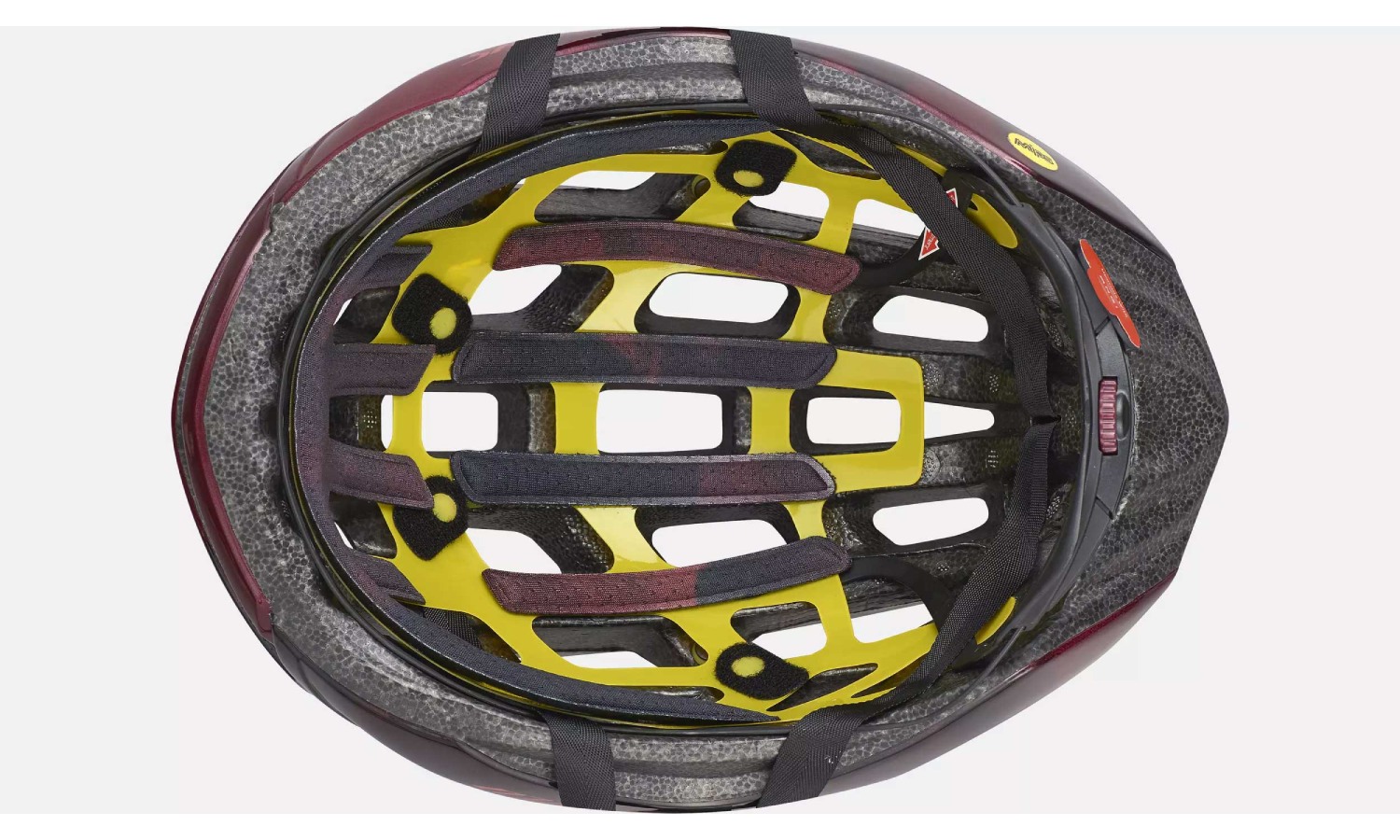 Шолом Specialized PROPERO 3 HLMT ANGI READY MIPS CE MRN/BLK розмір S (51-56 см), фіолетово-чорний 6