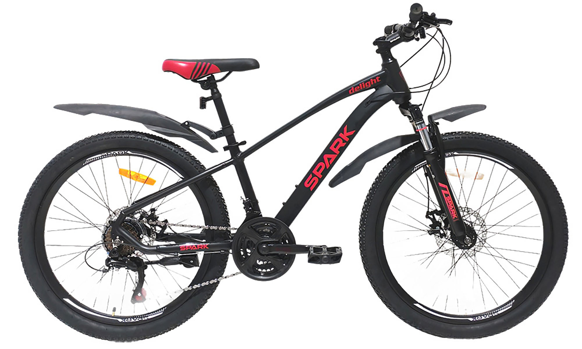 Велосипед SPARK DELIGHT 24" рама 12", год 2025, черный 