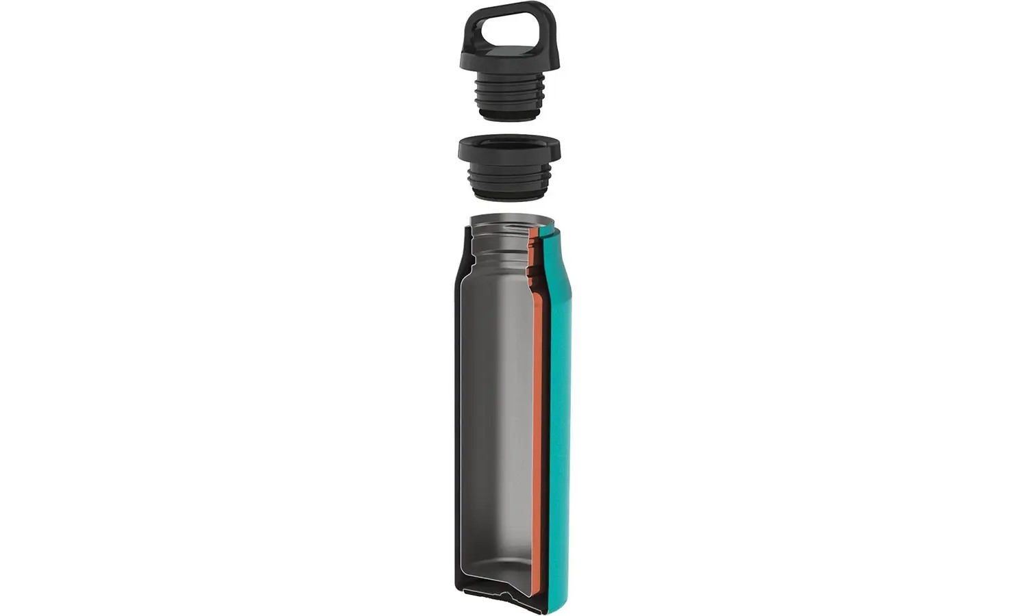 Фотография Термофляга Lifeventure Vacuum Bottle 0.5 L charcoal 3