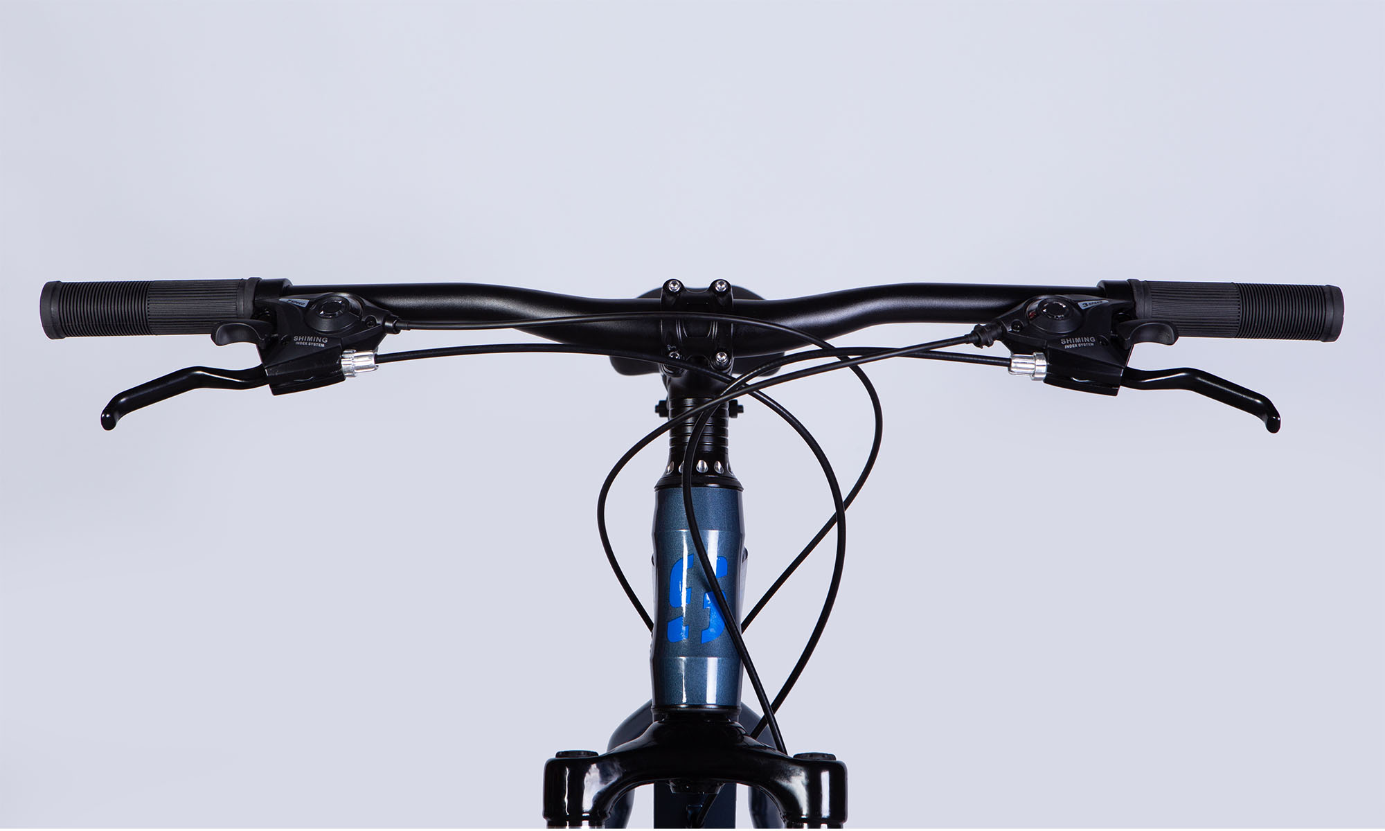 Велосипед SPACE MERCURY DD FR, 29", размер M, рама-18", 2025, серо-синий 2