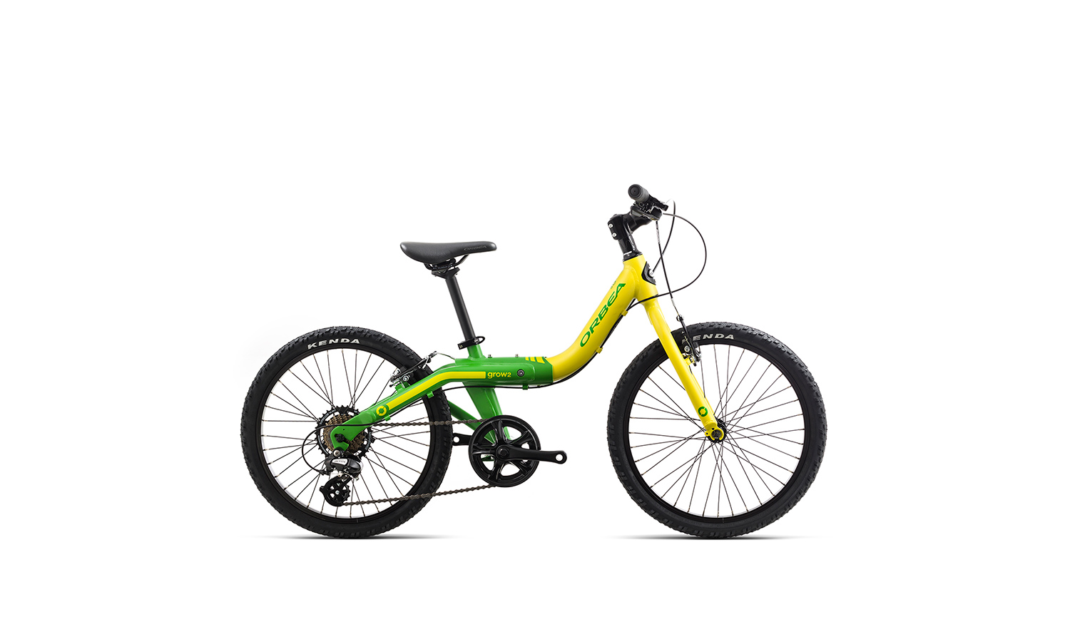 Фотография Велосипед Orbea GROW 2 7V (2019) 2019 Салатово-зеленый 