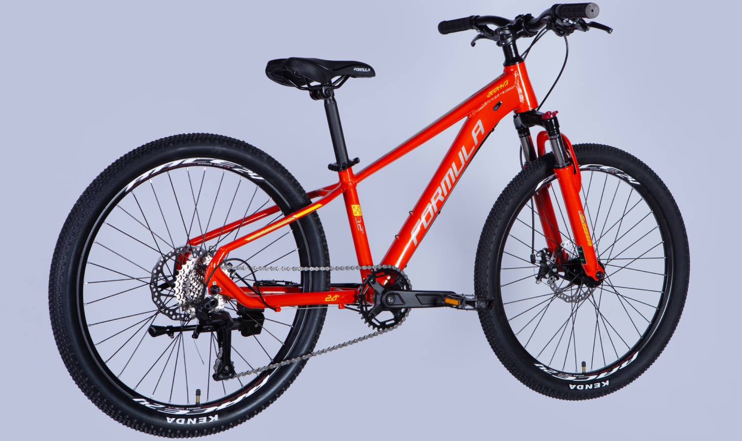 Велосипед Formula ZEPHYR 3.0 DD CS 24", размер XXS, рама-12", 2025, оранжевый 6