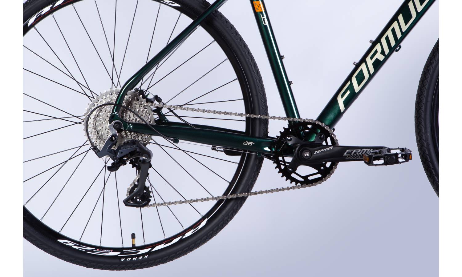 Велосипед Formula SHORTCUT DD 28" розмір XL рама 21" 2025 темно-зелений 2