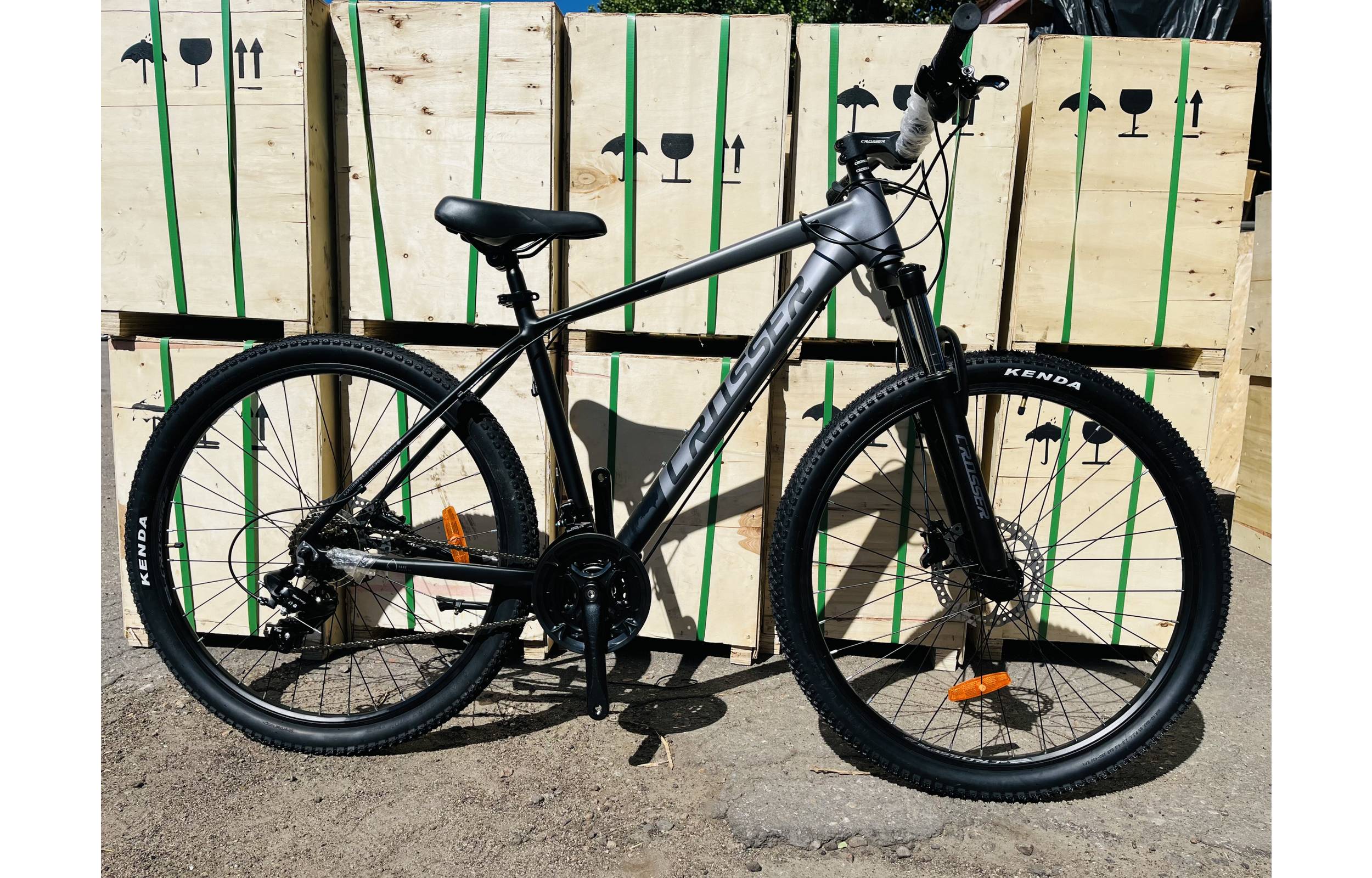Фотография Велосипед Crosser MT-041 3х7 27,5" размер L рама 19 2022 Серый