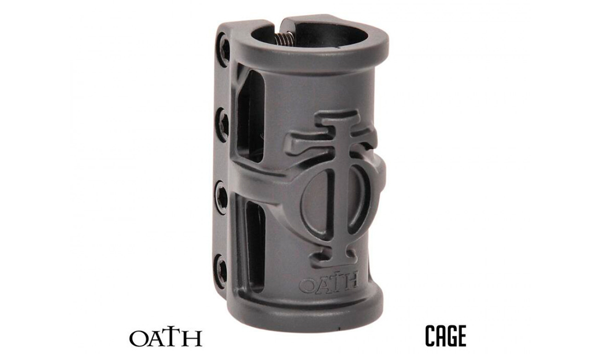 Фотография Зажим OATH Clamps 4 Bolts Cage SCS/HIC Black