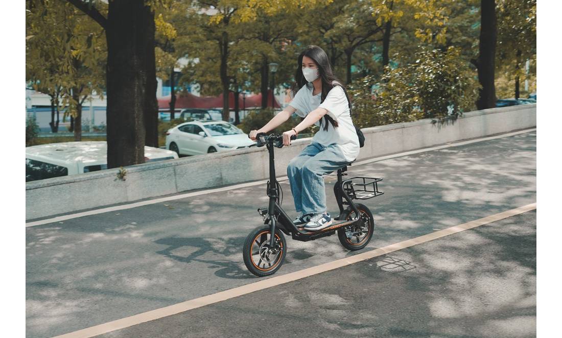 Електросамокат KUGOO KIRIN C1 (350 Вт; 10 Аh; 48 В), чорний 5