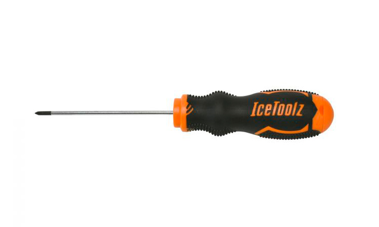 Фотография Отвёртка крестовая PH0 Ice Toolz 28P0, намагниченная. Размер креста №0, длина стержня 100 мм 