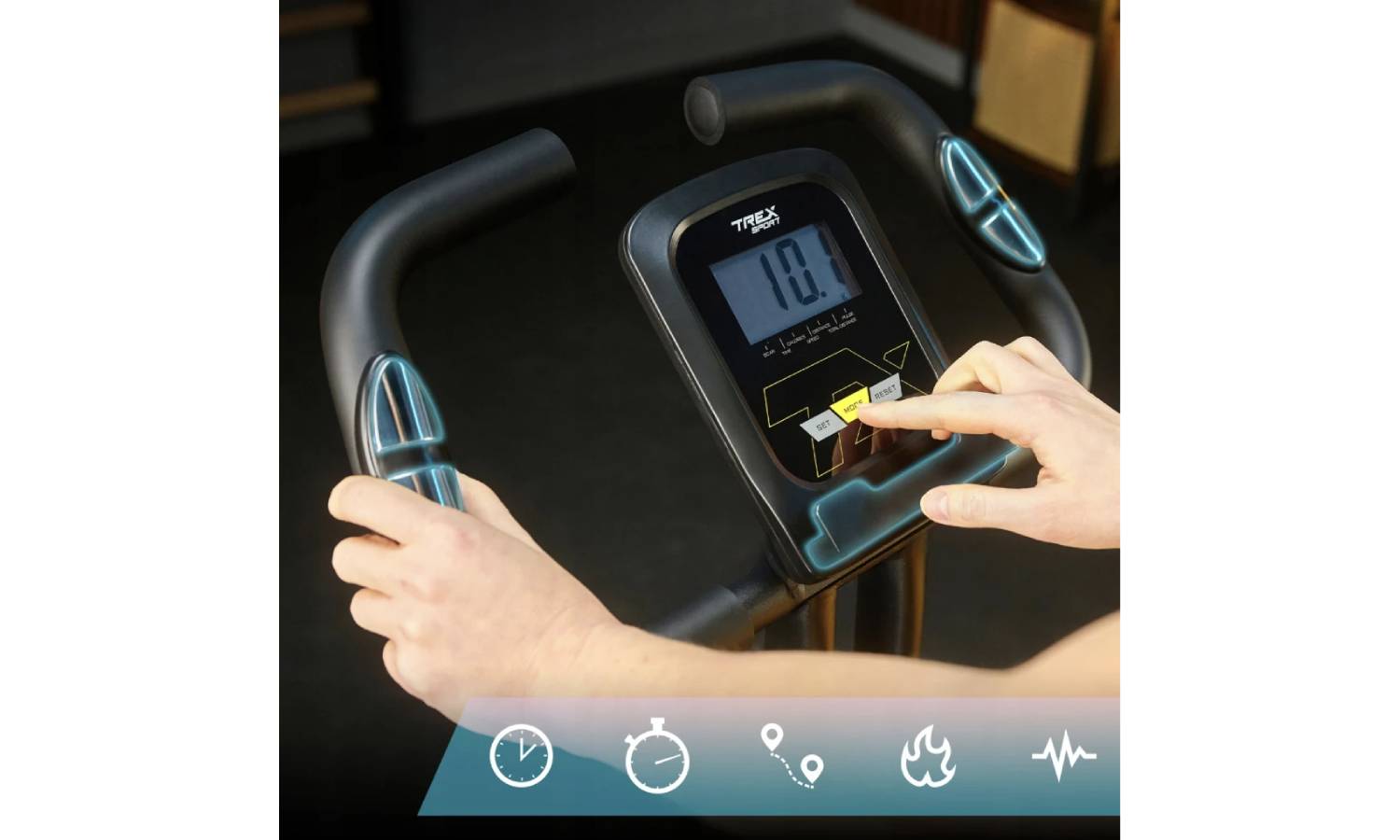 Велотренажер Trex Sport TX-360XB PYRO магнитный черный 11 Велотренажер Trex Sport TX-360XB PYRO магнитный черный 11