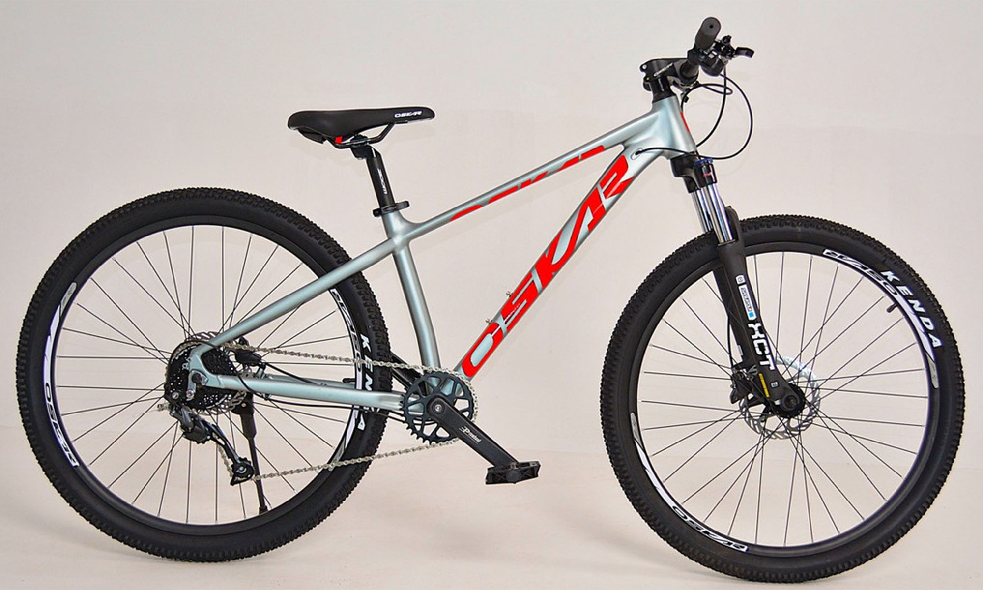 Велосипед Oskar RANGER 2.0 27,5", размер S, рама 15", год 2026, серый матовый Велосипед Oskar RANGER 2.0 27,5", размер S, рама 15", год 2026, серый матовый