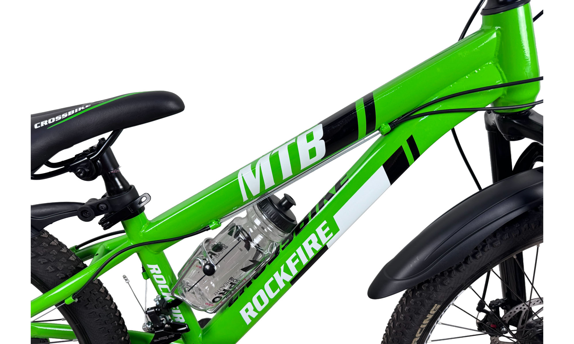 Велосипед CrossBike Rockfire 24", размер XXS, рама 11", год 2026, Зеленый 3