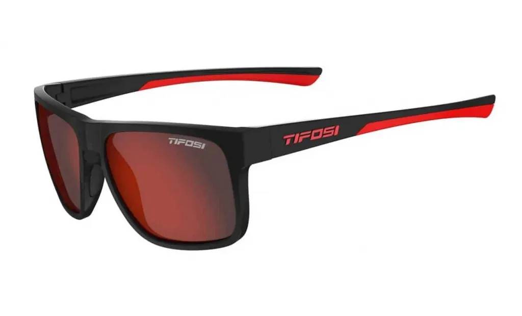 Очки Tifosi Swick Satin Black/Crimson, линзы Smoke Red Mirror (15%) 
