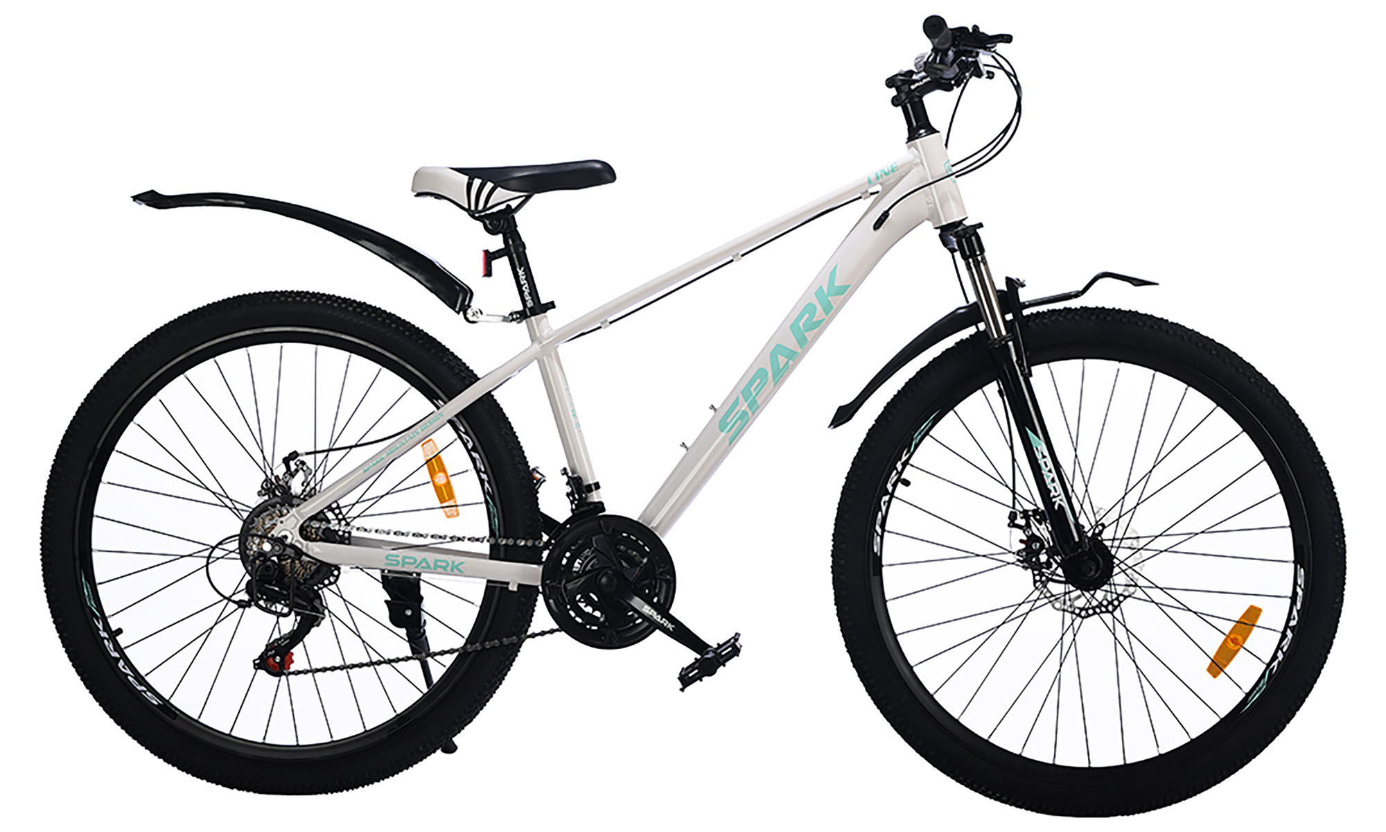 Велосипед SPARK LINE 27,5", размер S, рама 15", год 2025, серый 