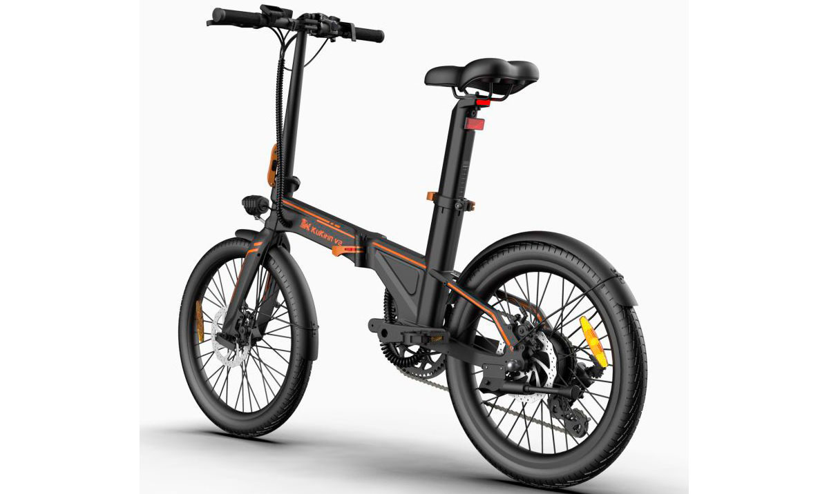 Електровелосипед Kugoo Kirin V2 (250 Вт, 7,5 Ah, 36 В), 20", чорний 17
