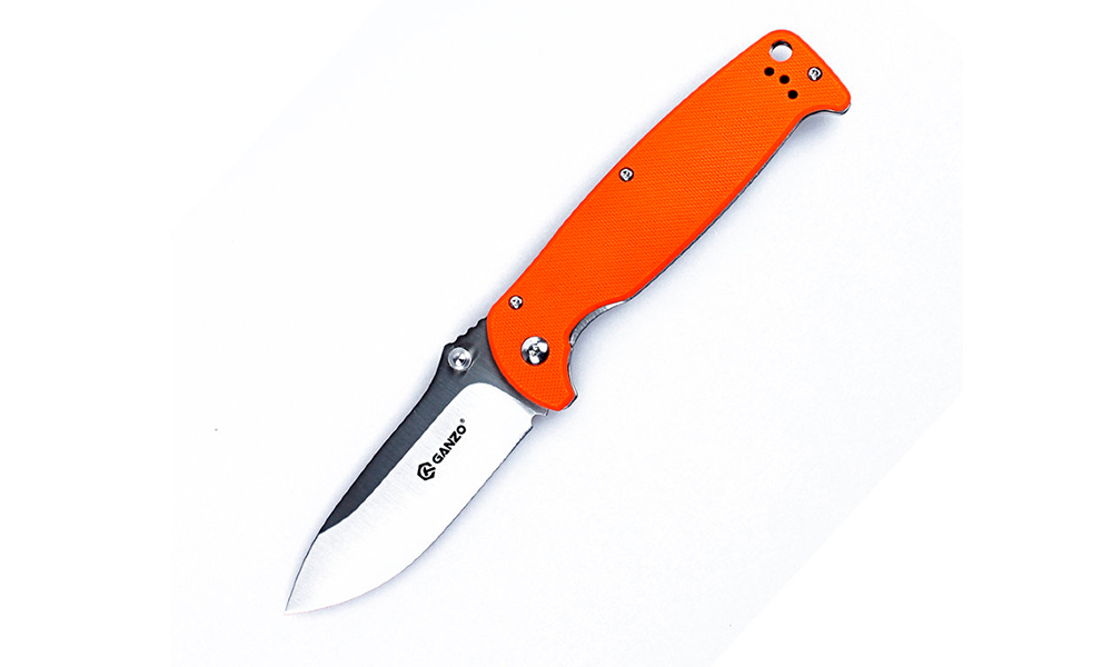 Фотография Складной нож Ganzo G742-1 оранжевый