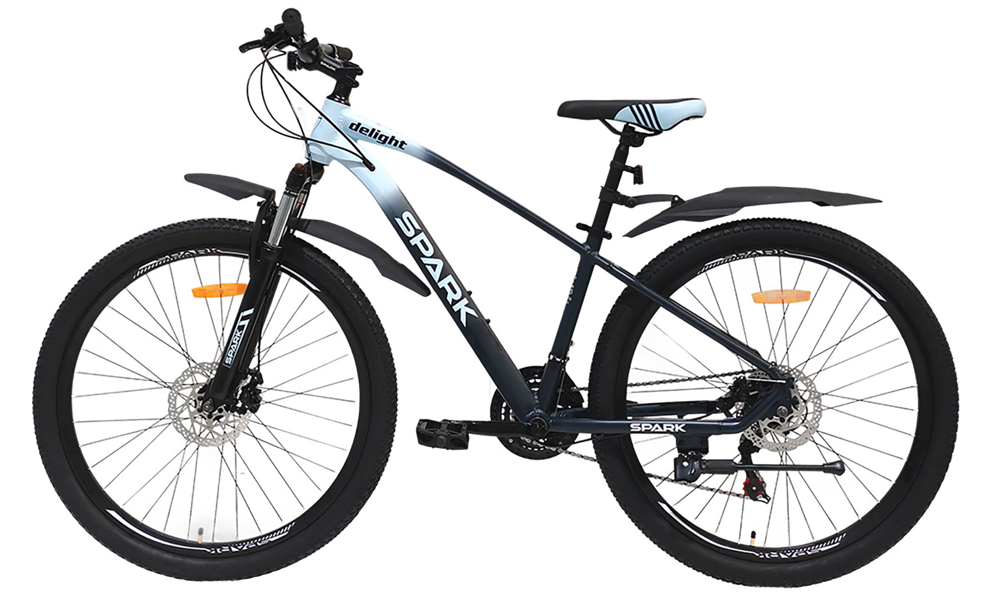 Велосипед SPARK DELIGHT 27,5", размер S, рама 15", 2025, темно-синий с голубым 3