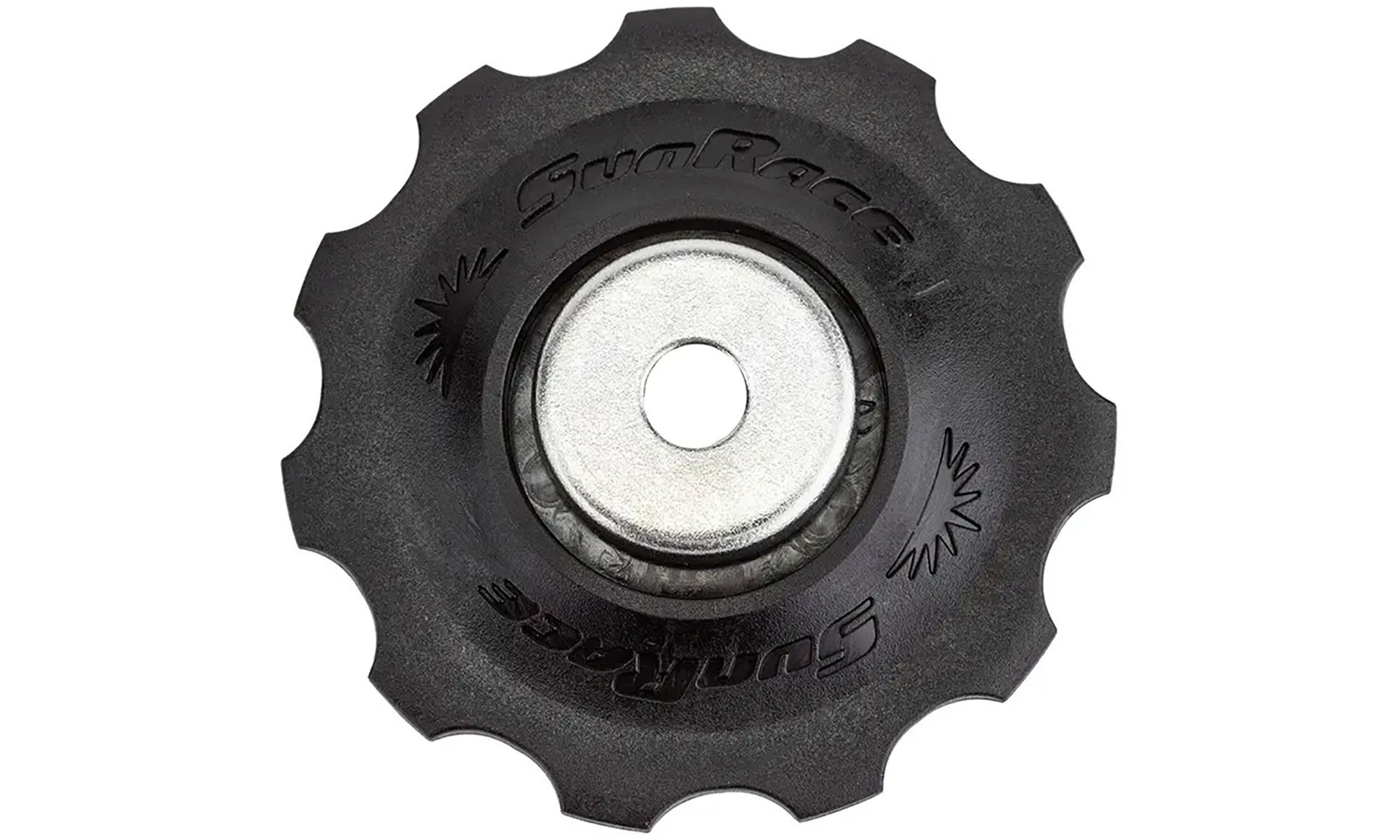 Ролик заднего переключателя Sunrace SP852 11T, пластик, черный Ролик заднего переключателя Sunrace SP852 11T, пластик, черный