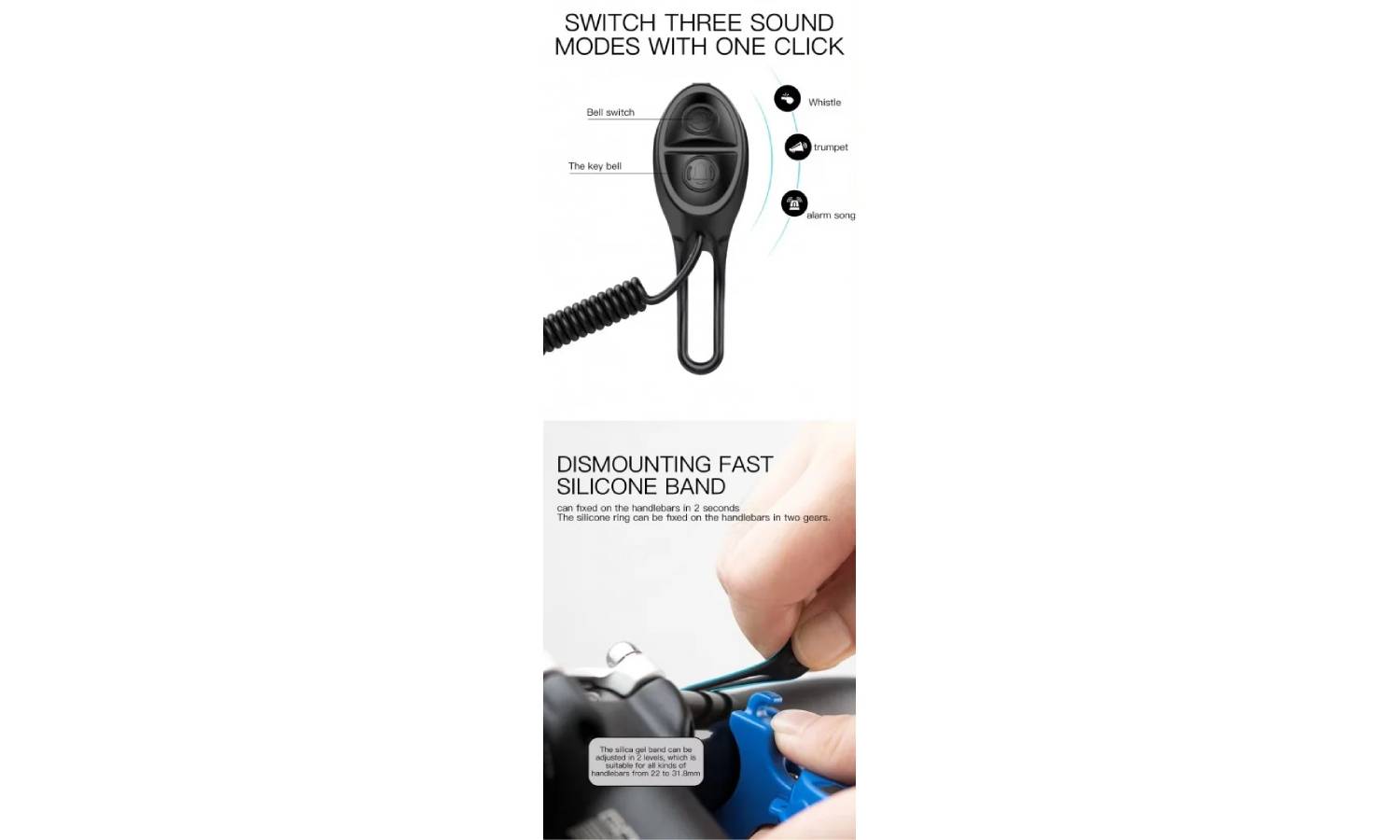 Звонок электрический Twox 120 ДБ, красный 2