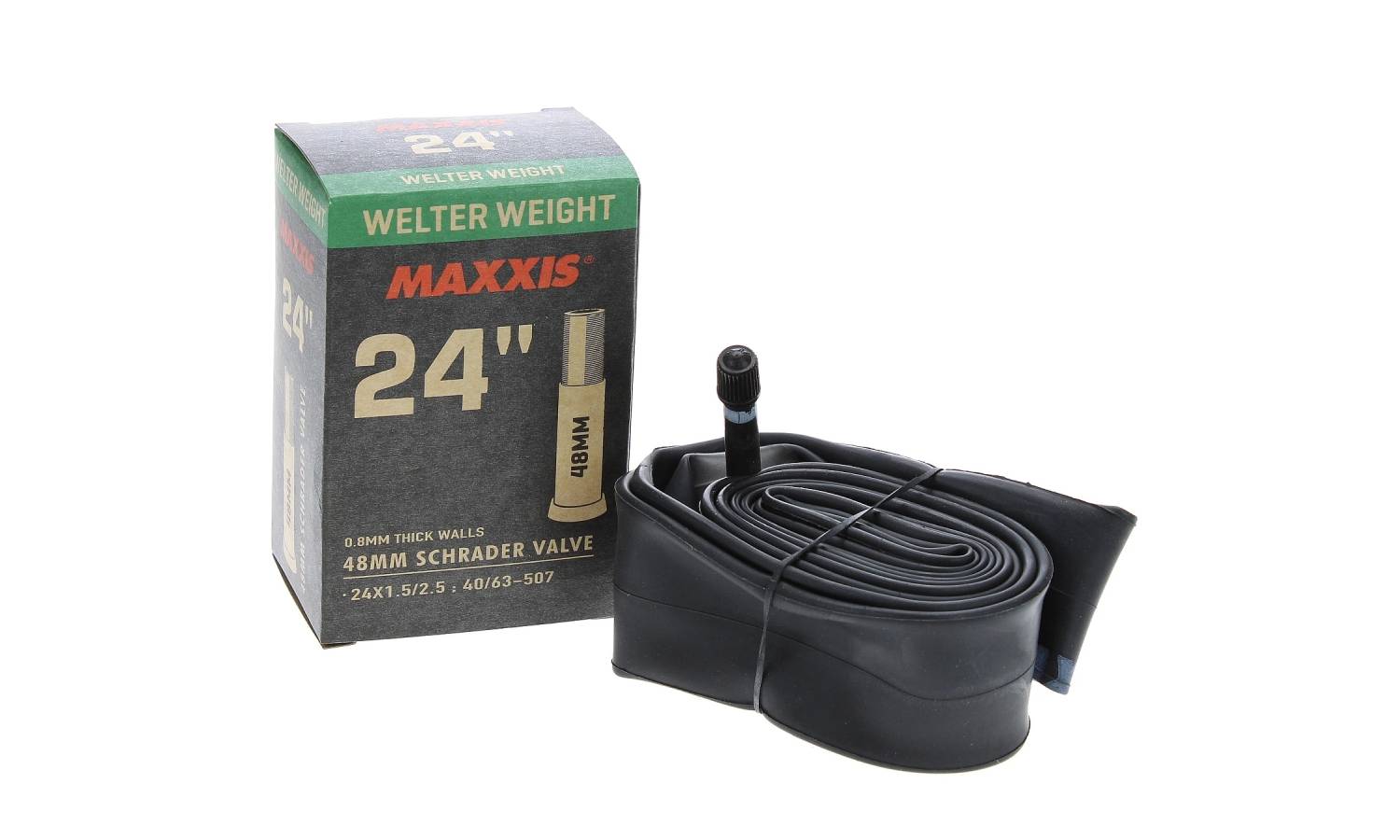 Фотография Камера Maxxis WELTER WEIGHT 24X1.5/2.5 Ниппель - Schrader 48мм