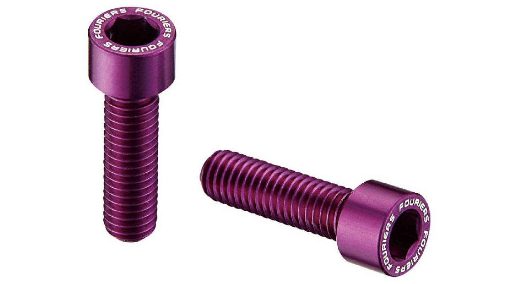 Фотография Болты держателя фляги Fouriers Cage Bolt M5x17мм 2.6г/пара, фиолетовый