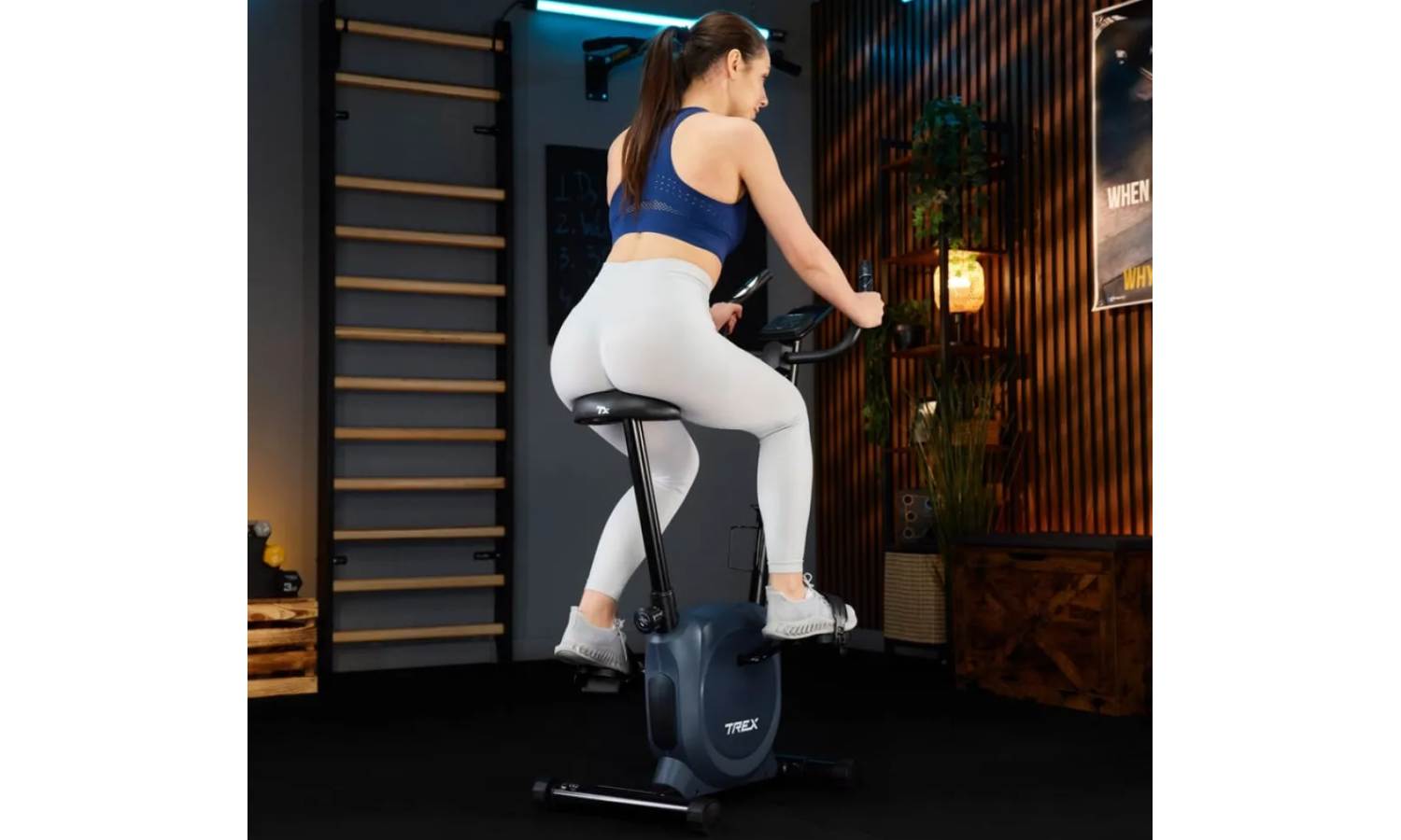 Велотренажер Trex Sport TX-350MB RIZE магнитный синий 12