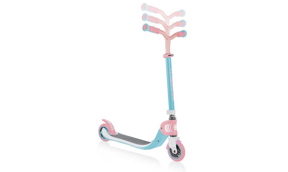 Самокат GLOBBER серии FLOW FOLDABLE 125, розово-голубой, 6+ 3