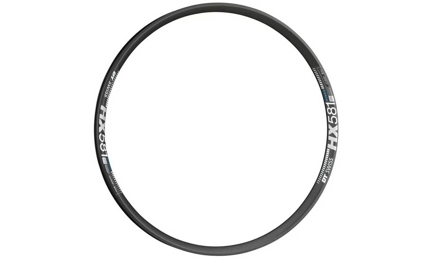 Обод DT Swiss HX 581, 27.5", размер 584×35 мм, 28 отверстий, ниппель Presta, дисковые тормоза, черный Обод DT Swiss HX 581, 27.5", размер 584×35 мм, 28 отверстий, ниппель Presta, дисковые тормоза, черный