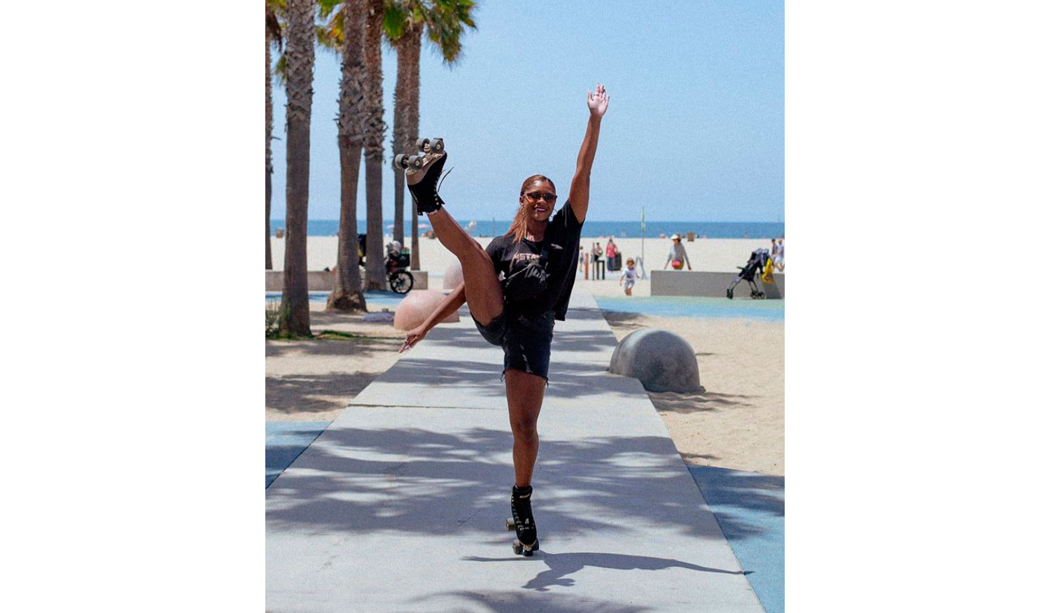 Ролики квады Impala Samira Black Night размер 42 2