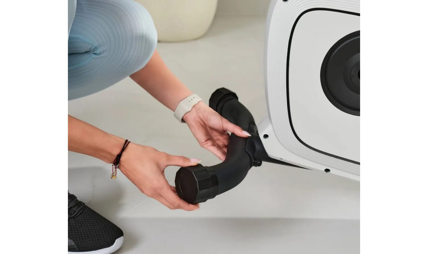 Велотренажер Hop-Sport HS-3000H Nexon магнітний сірий 7