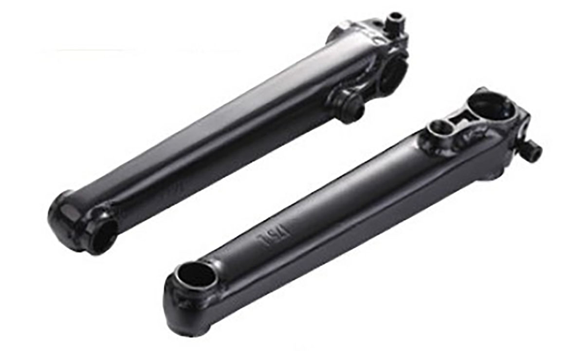 Комплект шатунов Kenli KL-8903S-E для BMX, Cr-Mo, под вал 19 мм * 8Т, право- и левосторонние, черный