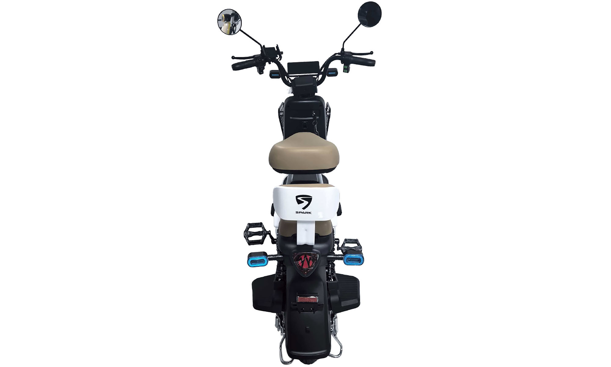 Велосипед с электромотором SPARK CORE 14", 60V/1000W/25Ah, год 2026, белый 4