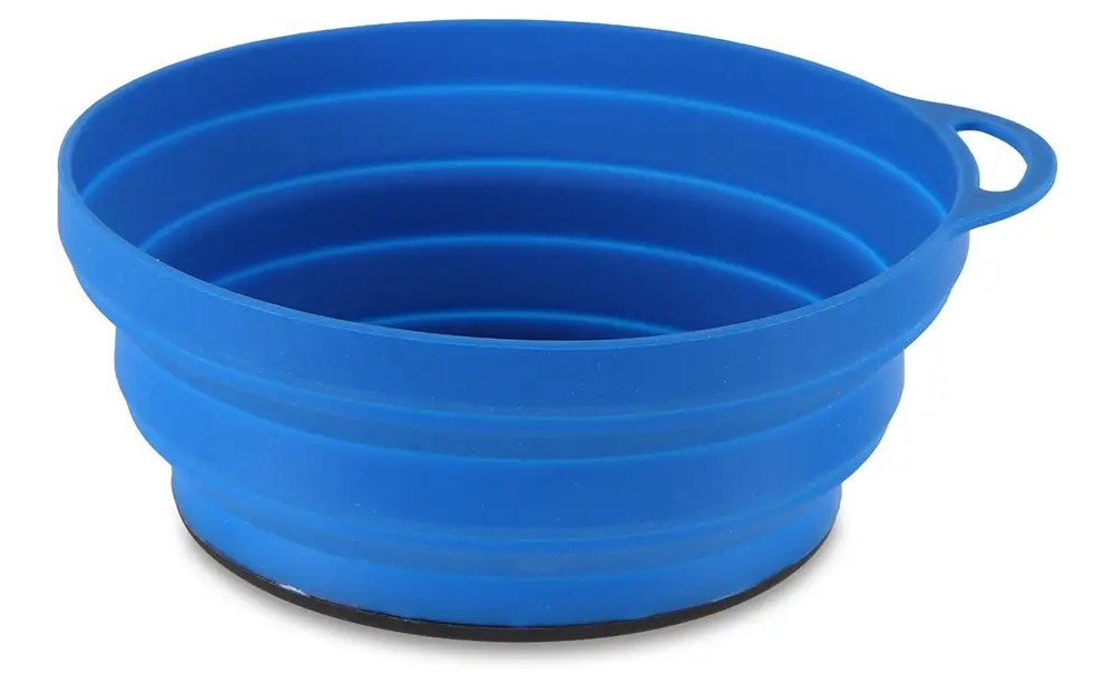 Фотографія Тарілка для туризму складена Lifeventure Silicone Ellipse Bowl blue