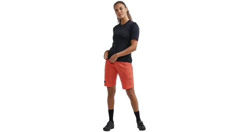 Велошорты Craft ADV Offroad XT Shorts with Pad женские, размер XL, сезон SS 21, оранжевый 3