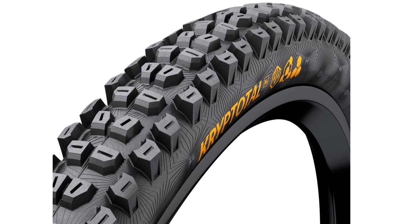 Фотографія Покришка безкамерна Continental Kryptotal-R Downhill 29 x 2.40 Soft, складна шкіра, Чорна 2