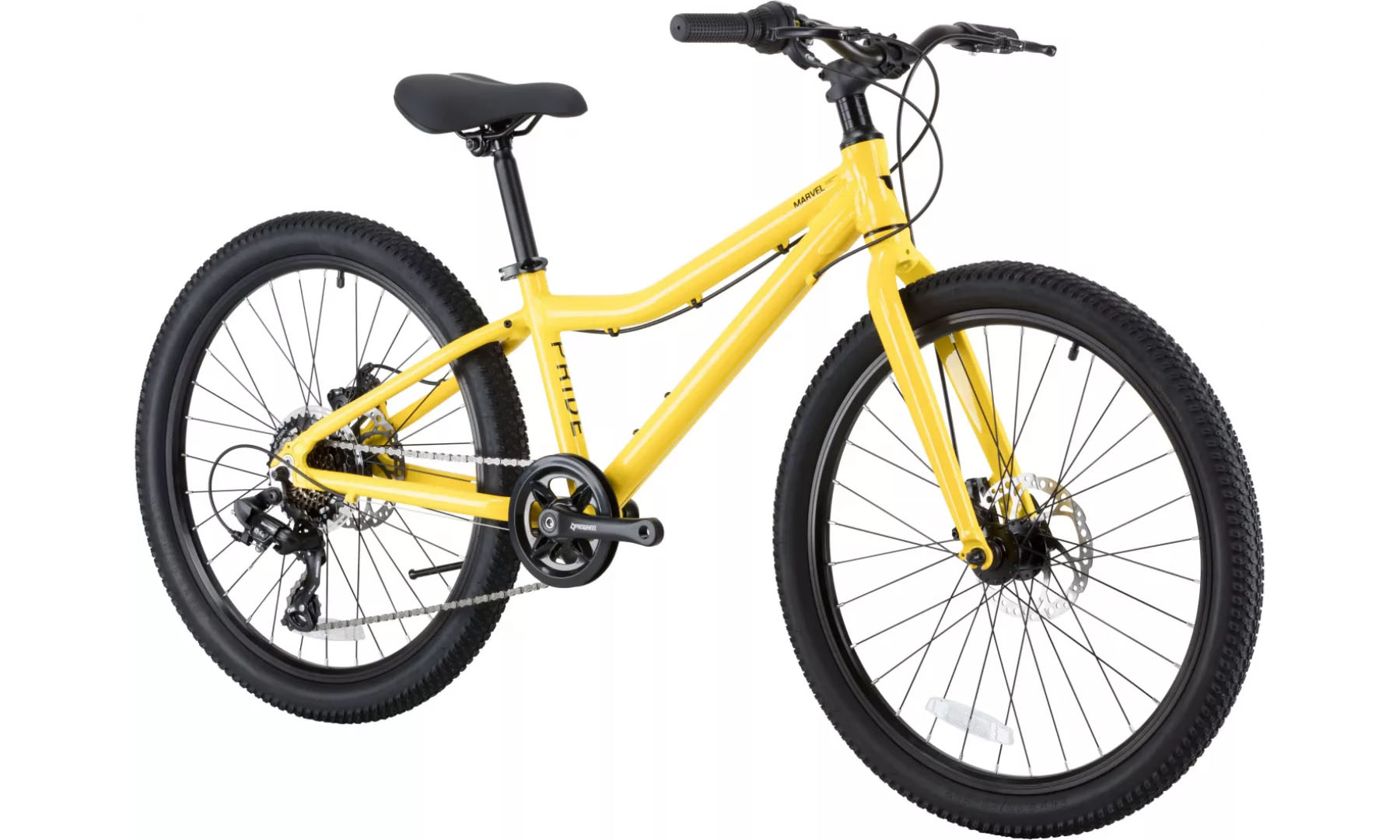 Велосипед Pride MARVEL 4.1, 24", One Size, 2025, жовтий 2