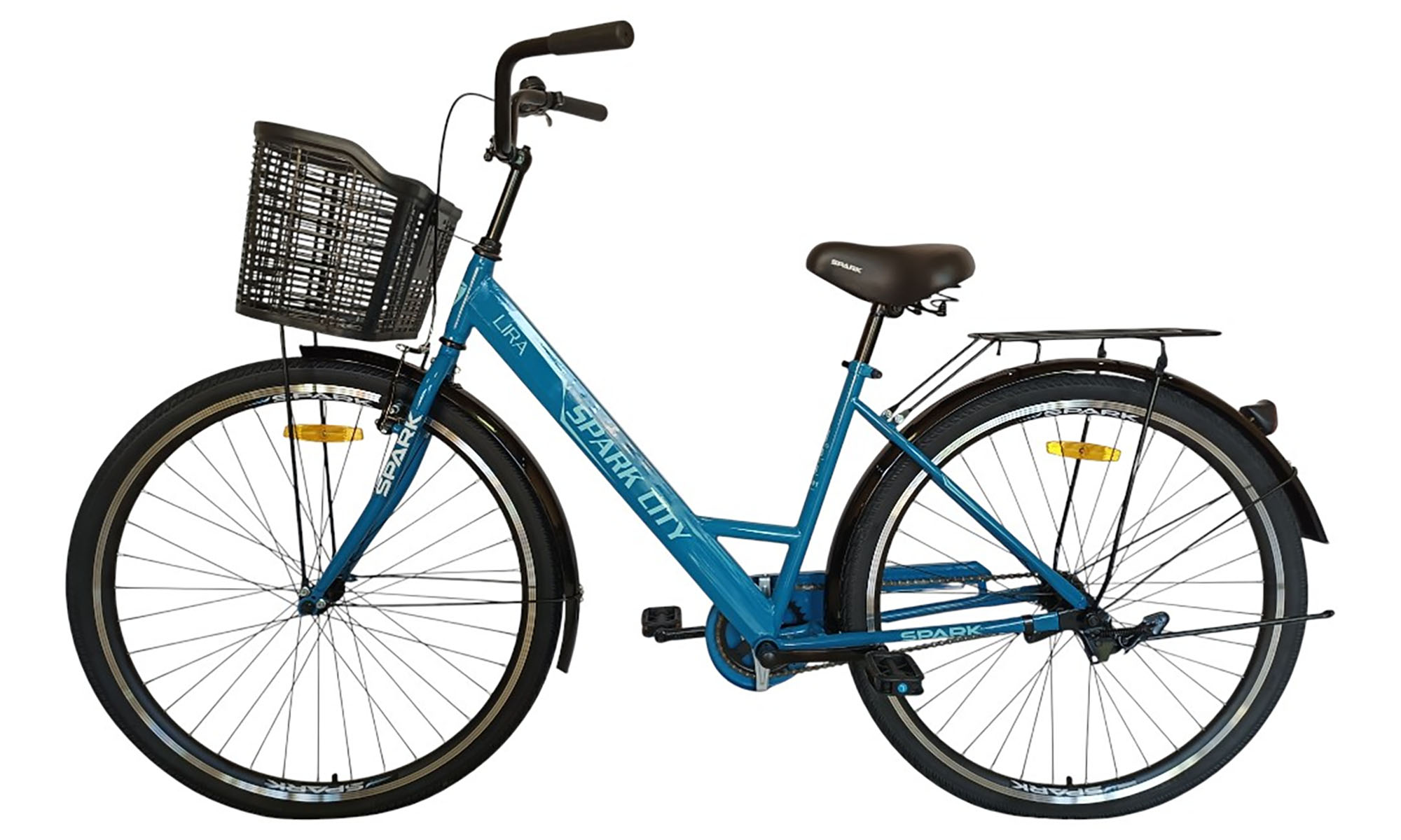 Велосипед SPARK CITY LIRA 28", размер M, рама 18", год 2026, синий 4