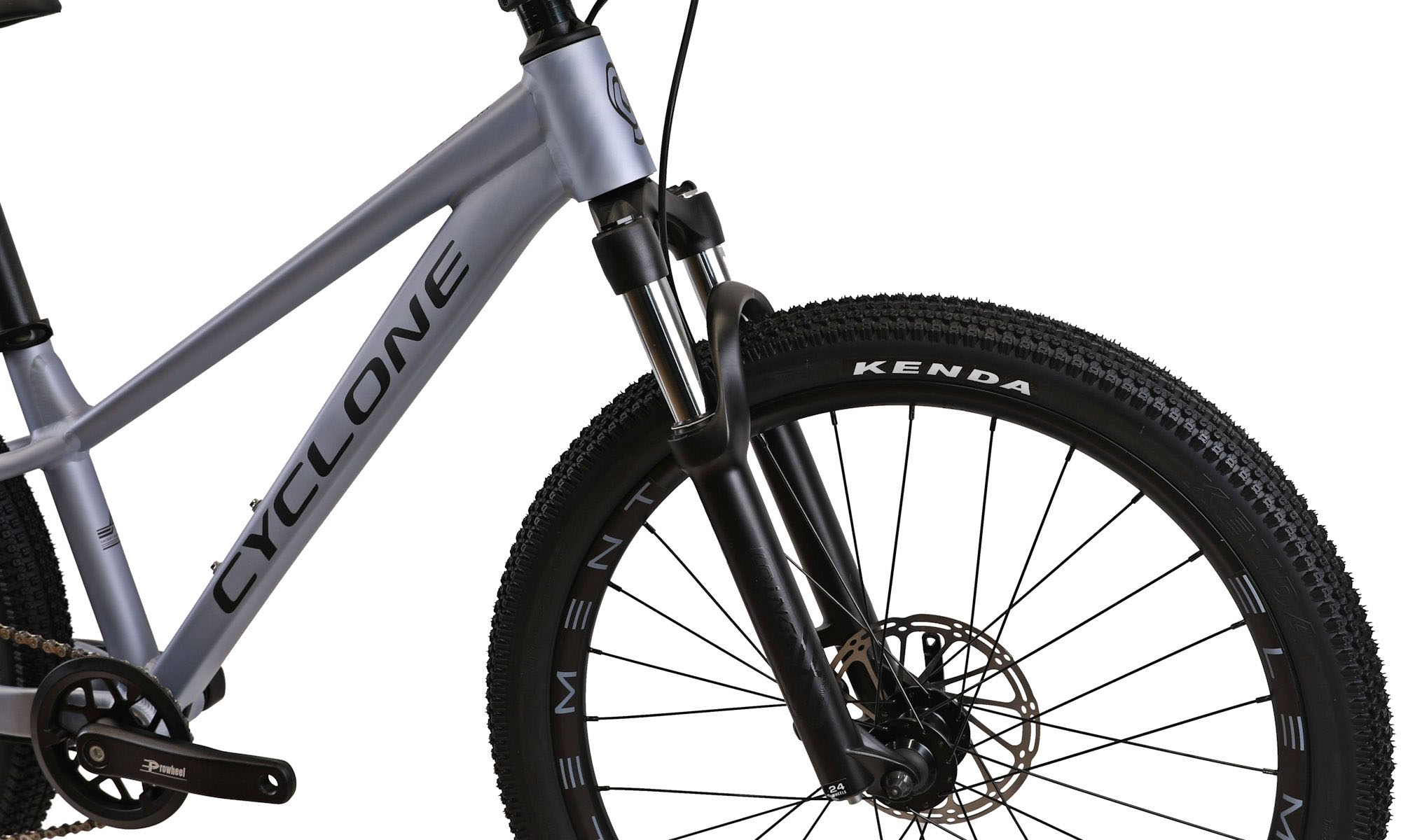 Велосипед CYCLONE DREAM 24", розмір XXS, рама 12", 2025, Сірий (мат) 5