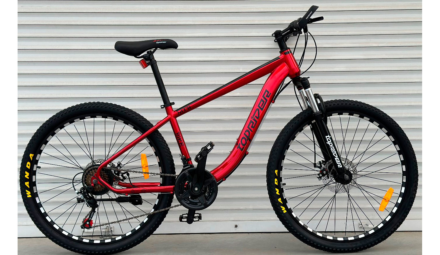 Фотография Велосипед Toprider Trail 550 26" размер S рама 15 2023 Красный
