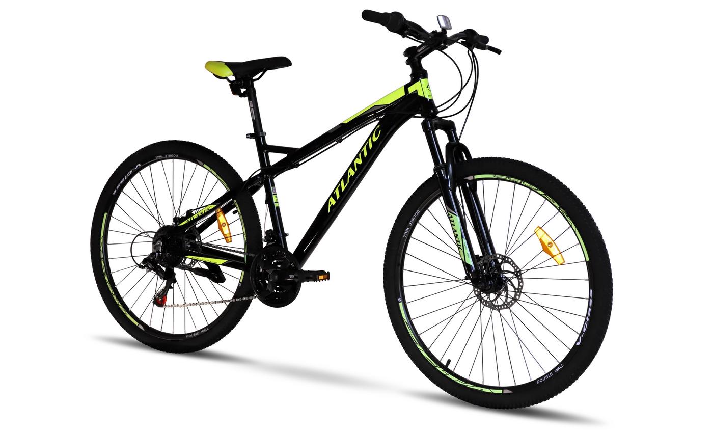 Фотография Велосипед Atlantic Rekon NX 26" размер XS рама 14 2024 Черно-зеленый 3