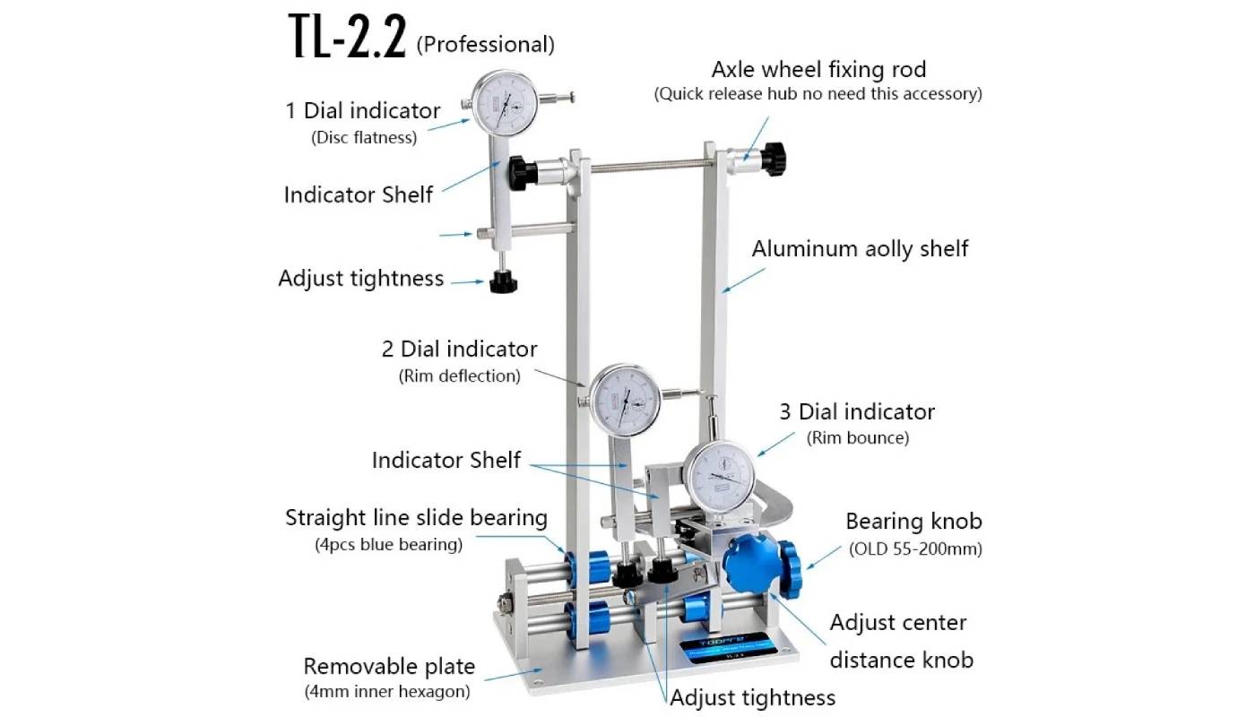 Фотографія Професійний верстат Toopre Tl-2.2 для центрування коліс 3