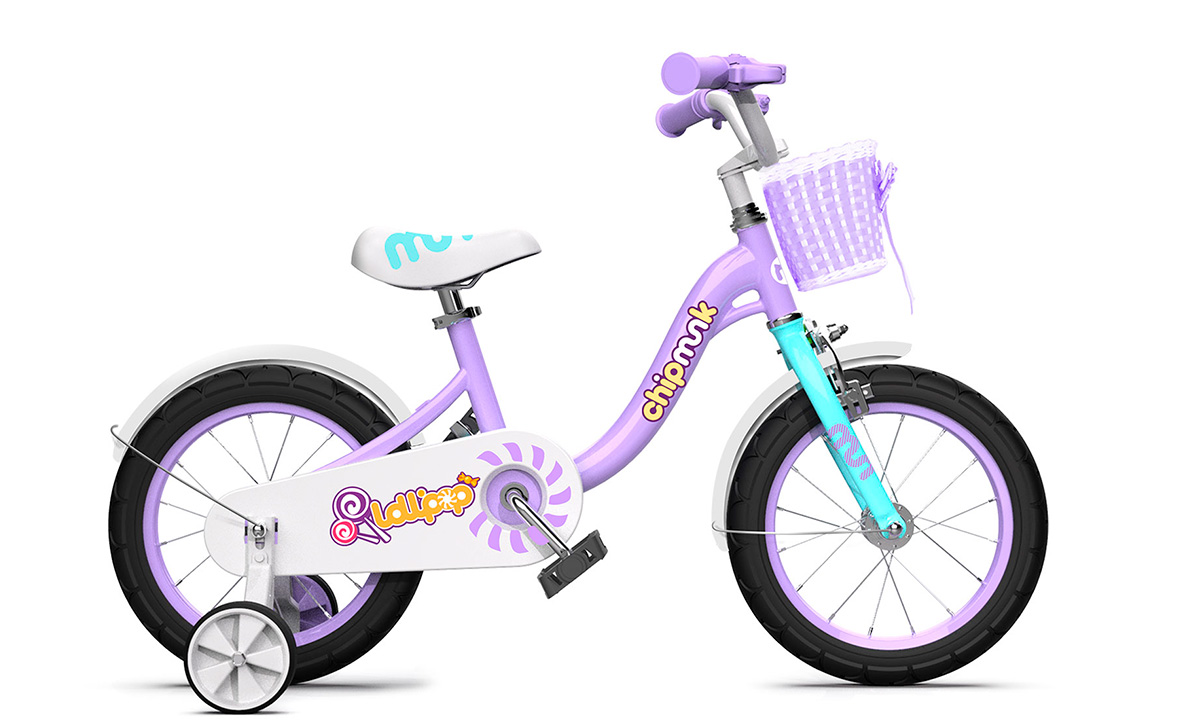 Велосипед RoyalBaby Chipmunk MM Girls 18" 2019 Фиолетовый
