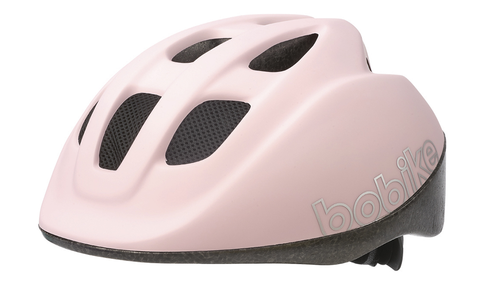 Фотография Шлем велосипедный детский Bobike GO размер XS (46-53 см), Розово-черный