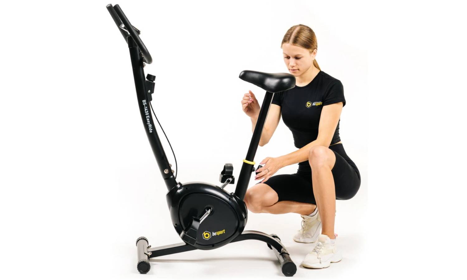 Велотренажер Besport BS-1430 EasyRide черно-желтый 10